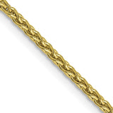 1.75MM Wheat Chain - 10K Yellow Gold