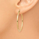 Classic Hoop Earrings - 10K Yellow Gold