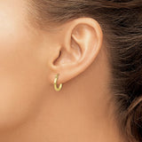 Classic Hoop Earrings - 10K Yellow Gold