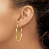 Classic Hoop Earrings - 10K Yellow Gold