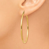 Classic Hoop Earrings - 10K Yellow Gold