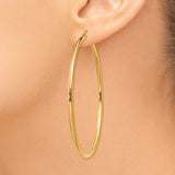 Classic Hoop Earrings - 10K Yellow Gold