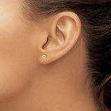 Ball Stud Earrings - 10K Yellow Gold