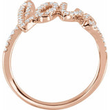 Diamond Love Ring - 14K Rose Gold