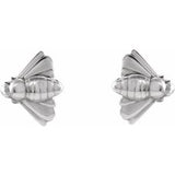 Bee Earrings - Sterling Silver