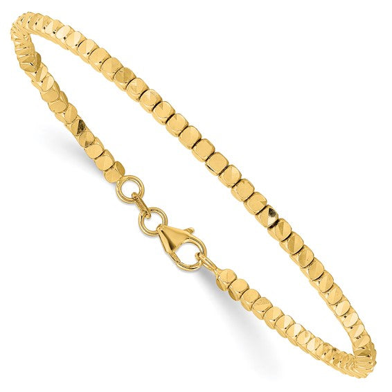 Be Fearless Bracelet - 14K Yellow Gold