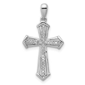 Cross Charm - Sterling Silver