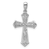 Cross Charm - Sterling Silver