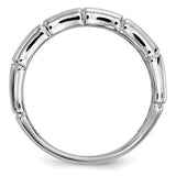 Mens Black Diamond Ring - Sterling Silver