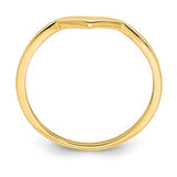ChevronStacker Ring - 14K Yellow Gold