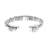 Bead and Fringe Bracelet - Sterling Silver