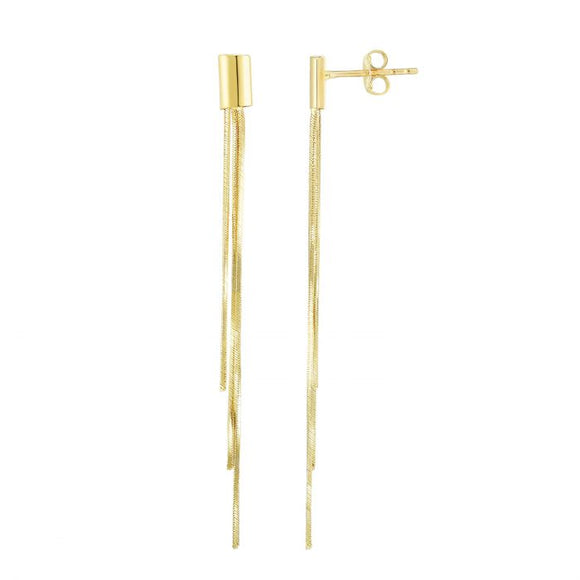 Duster Earrings - 14K Yellow Gold