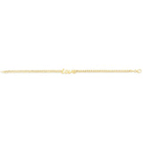 Love Curb Bracelet - 14K Yellow Gold