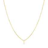 Mini Initials Necklace - 14K Yellow Gold